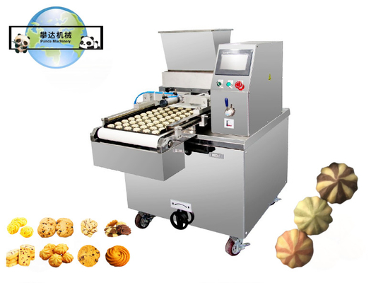 Cookies Machine PLC Siemens Customized Rainbow Chocolate Chip Cookies Wire Cut Cookie Depositor Machine